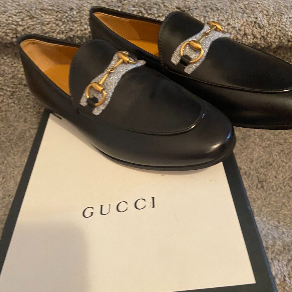 GUCCI "Betis" Leather Mules - Ladies